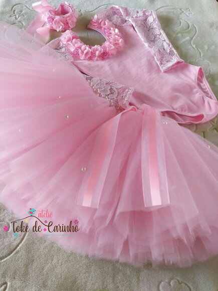 Look/fantasia Tema "bailarina ". Tamanho 1 ou 2 Anos