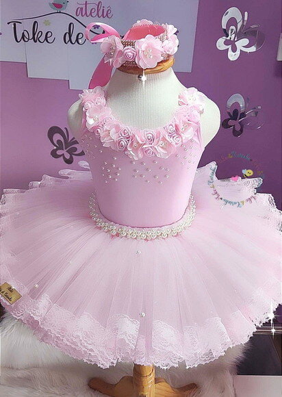 Look/figurino bailarina Luxo. Tamanho 12 ou 14 Anos