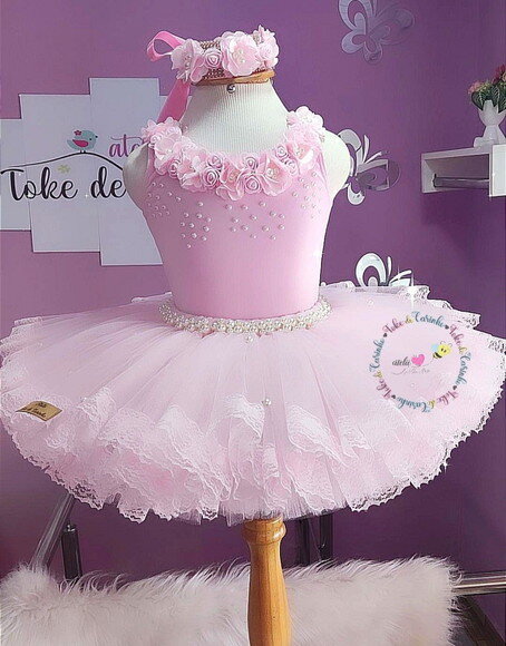 Look/figurino "bailarina Luxo". Tamanho 8 ou 10 Anos