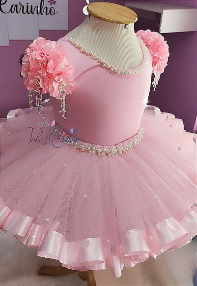 Look/figurino bailarina. Veste Tamanho 1 até 3 Anos. .