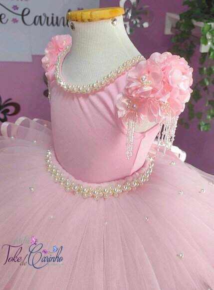 Look/figurino Bailarina/daminha. Tamanho 3 até 6 Anos.