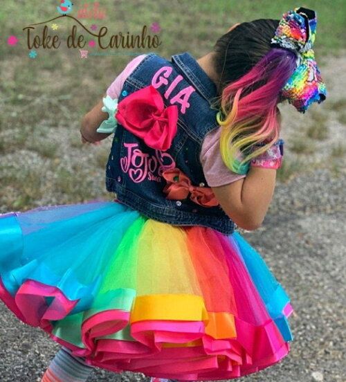 Saia Tutu Luxo "ensaio Fotográfico". Tamanho 1 até 6 Anos