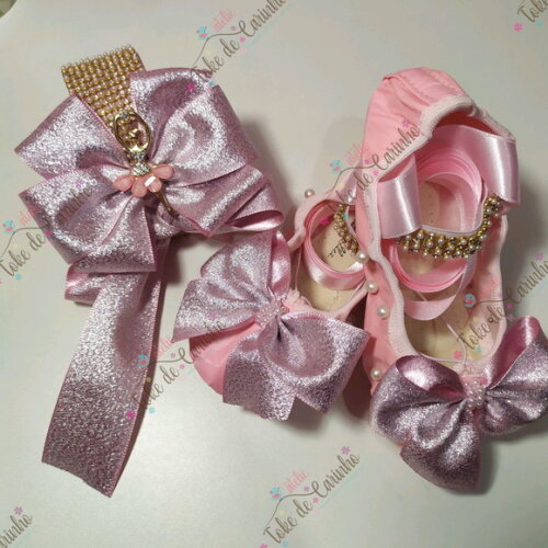 Sapatilha + Porta Coque Ballet Luxo.
