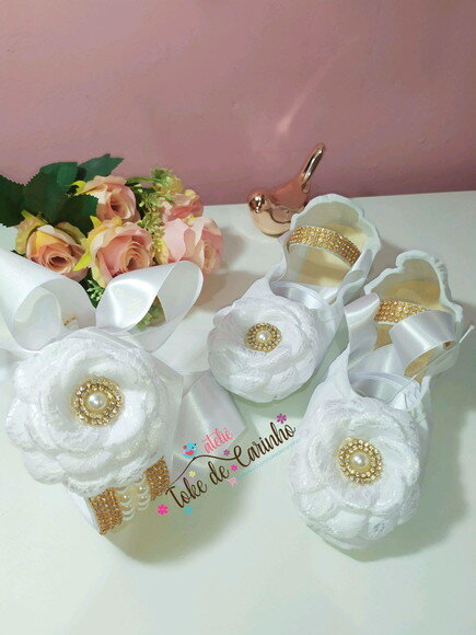 Sapatilha + Porta Coque Bailarina Luxo.