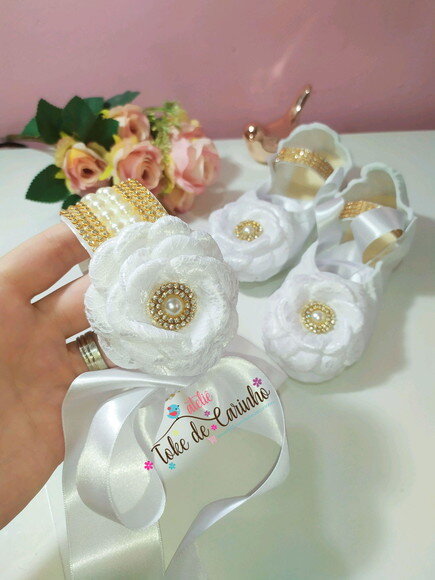 Sapatilha + Porta Coque Bailarina Luxo.