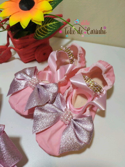 Sapatilha + Porta Coque Ballet Luxo.