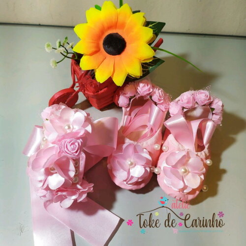 Sapatilha + Porta Coque Ballet Luxo.