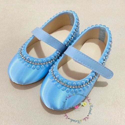 Sapatilha Infantil Azul Bebê. 18 ao 27.