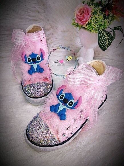 Tênis Infantil Personalizado Stitch. Tamanho 26 ao 33