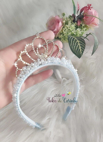 Tiara Coroa Luxo.