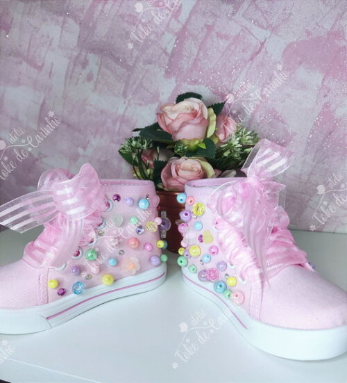Tênis Infantil Personalizado. Tamanho 18 ao 24.