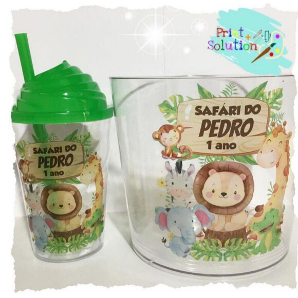 Kit Cineminha Chantilly P com Copo de 300 ml