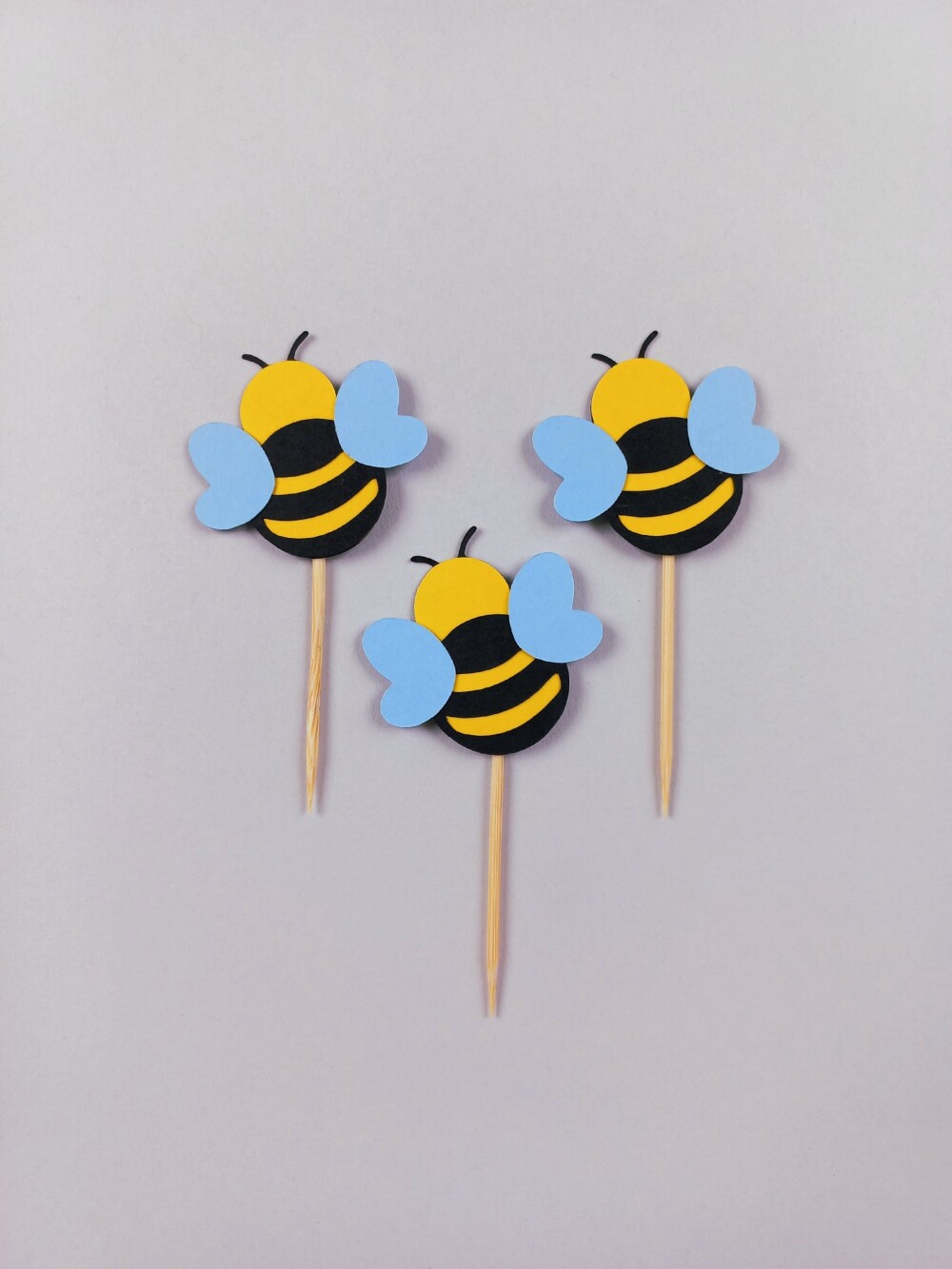 Topper para Docinhos Abelhinha - 15 unidades