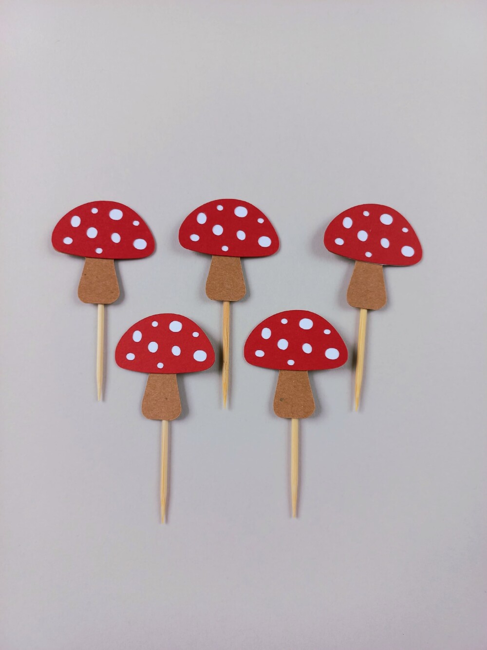 Topper para Docinhos Cogumelo - 15 unidades