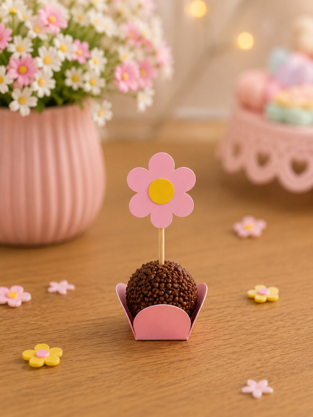 Topper para Docinhos Margarida - 15 unidades