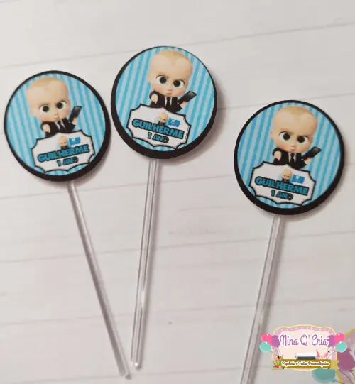 Kit 16 Caixinhas Personalizadas Poderoso Chefinho