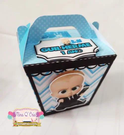 Kit 16 Caixinhas Personalizadas Poderoso Chefinho