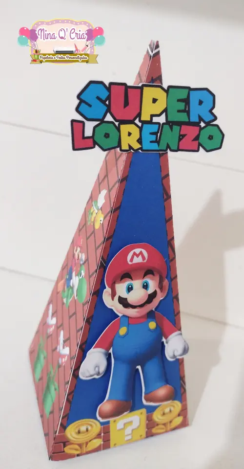 Kit 16 Caixinhas Personalizadas M4rio Bross