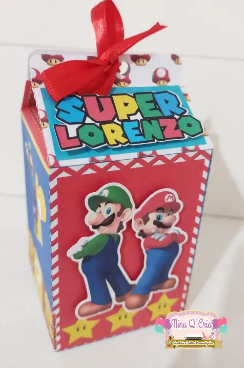 Kit 16 Caixinhas Personalizadas M4rio Bross