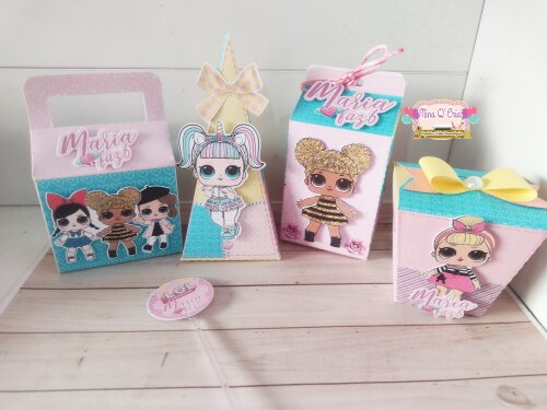 Kit 16 Caixas Personalizadas LOL