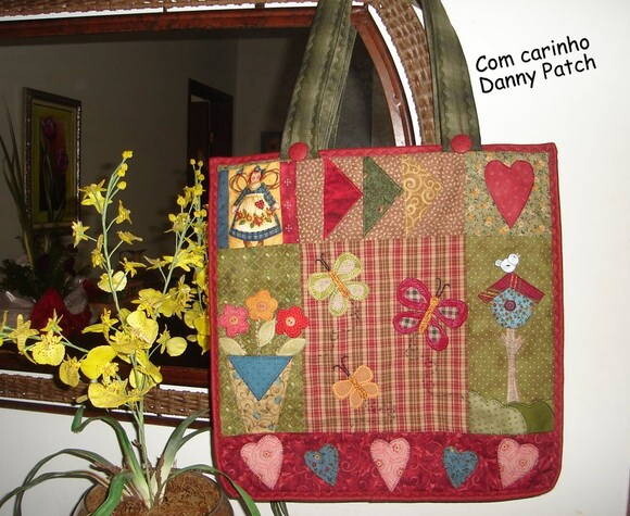 Bolsa Borboletas no Jardim