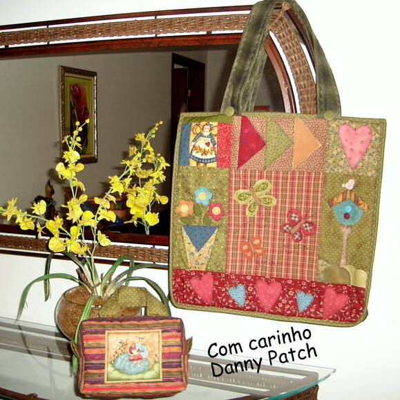 Bolsa Borboletas no Jardim e Nécessaire