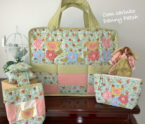 Bolsa Máquina, Fiapeira e Necessaire**