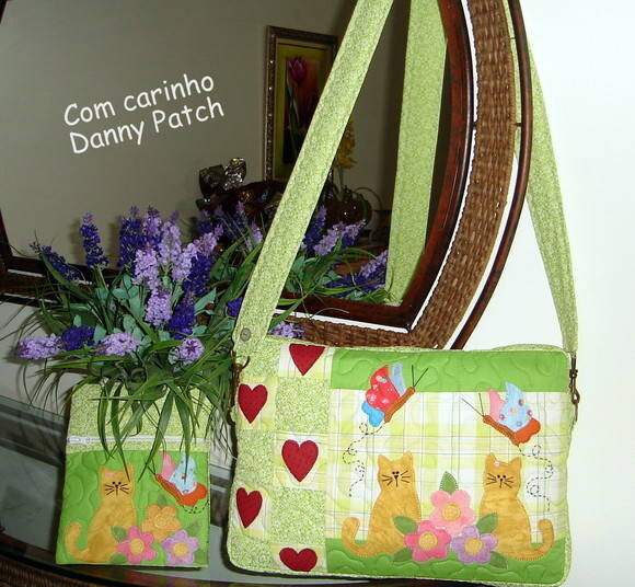 Bolsa/Case Notebook Gatinhas...