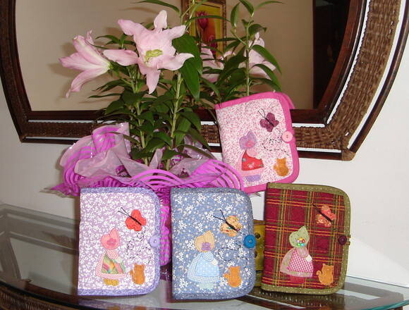 Carteiras Sunbonnet e Gatinho