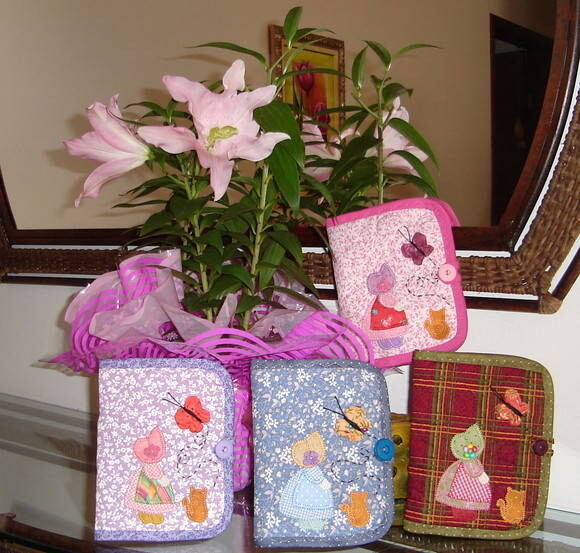 Carteiras Sunbonnet e Gatinho