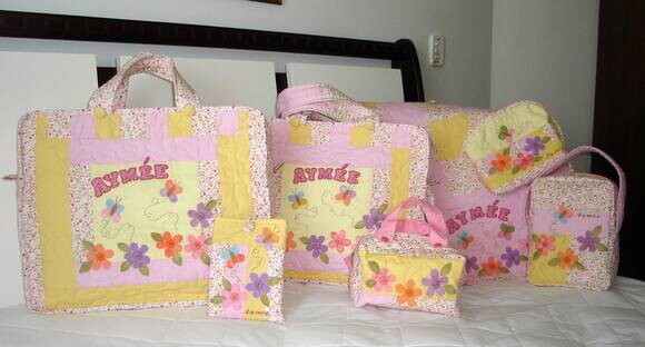 Conjunto Bebê Flores e Borboletas