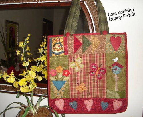 Bolsa Borboletas no Jardim