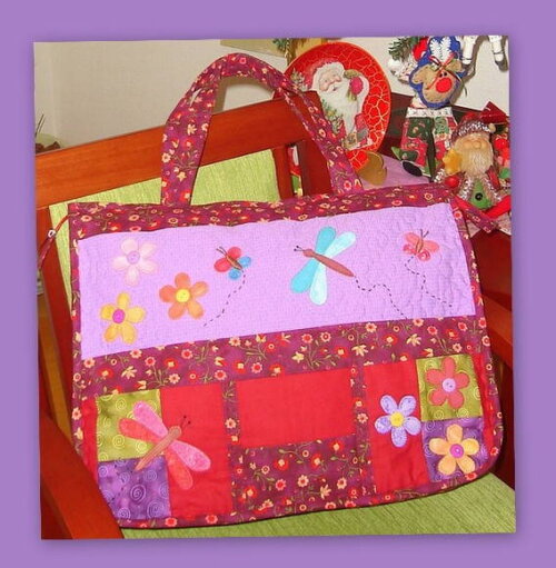 Bolsa Libélula e borboletas