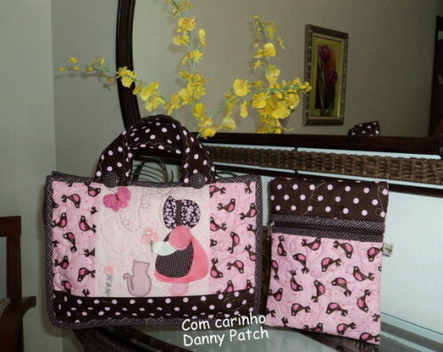 Bolsa Mini Notebook e Estojo