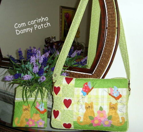Bolsa/Case Notebook Gatinhas...