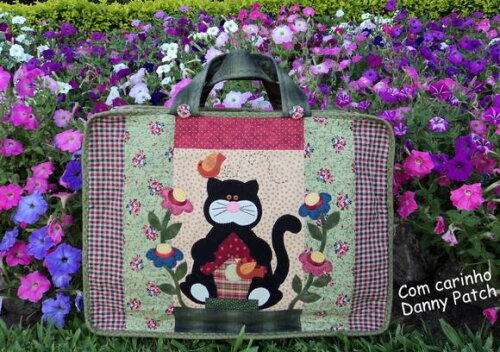 Bolsa/Mala Viagem O Gato e o Pássaro...