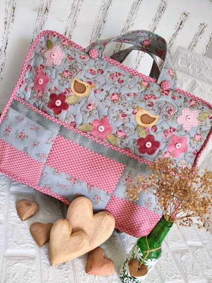 Conjunto Costurinhas e Bolsa