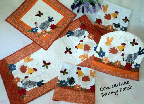 Conjunto Cozinha Galinhas