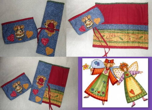 Conjunto Nécessaire e Porta pincéis