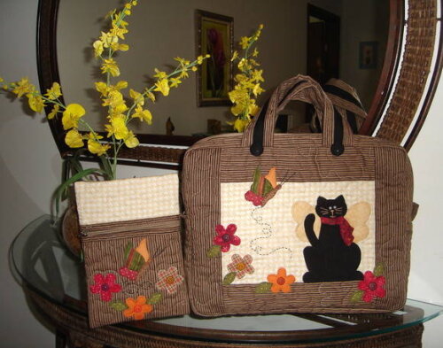 Maleta Notebook Gatinho Sapeca