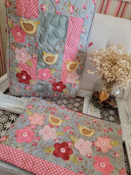 Mochila Flores e Pássaros**