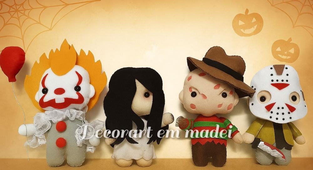 Hora do terror em feltro