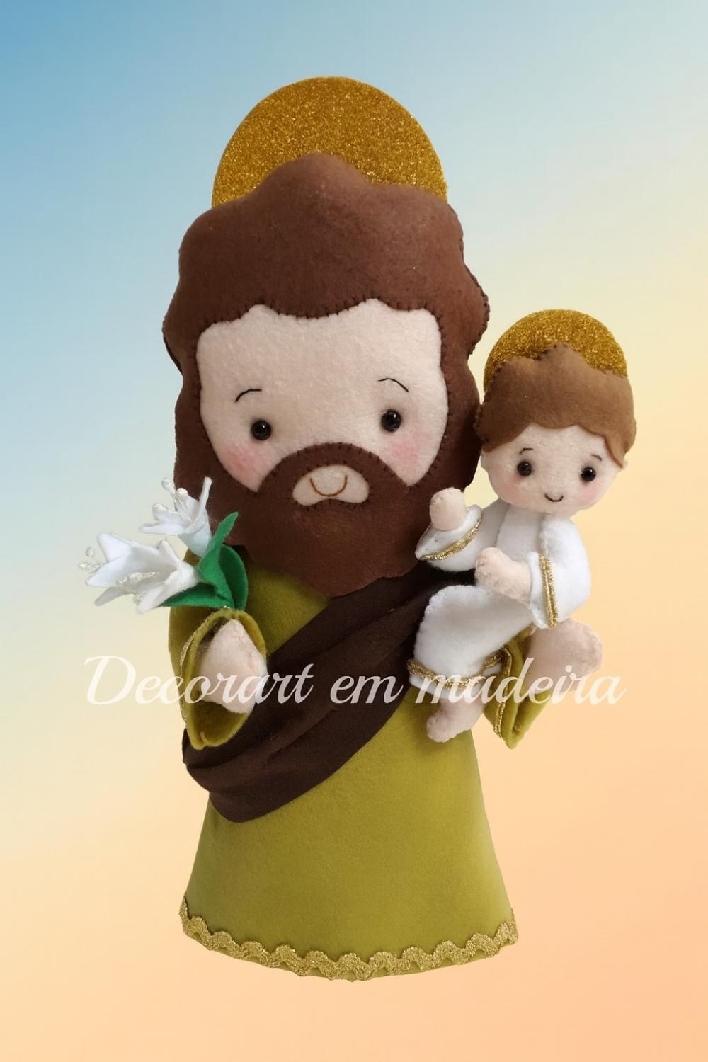 São José boneco decoração em feltro