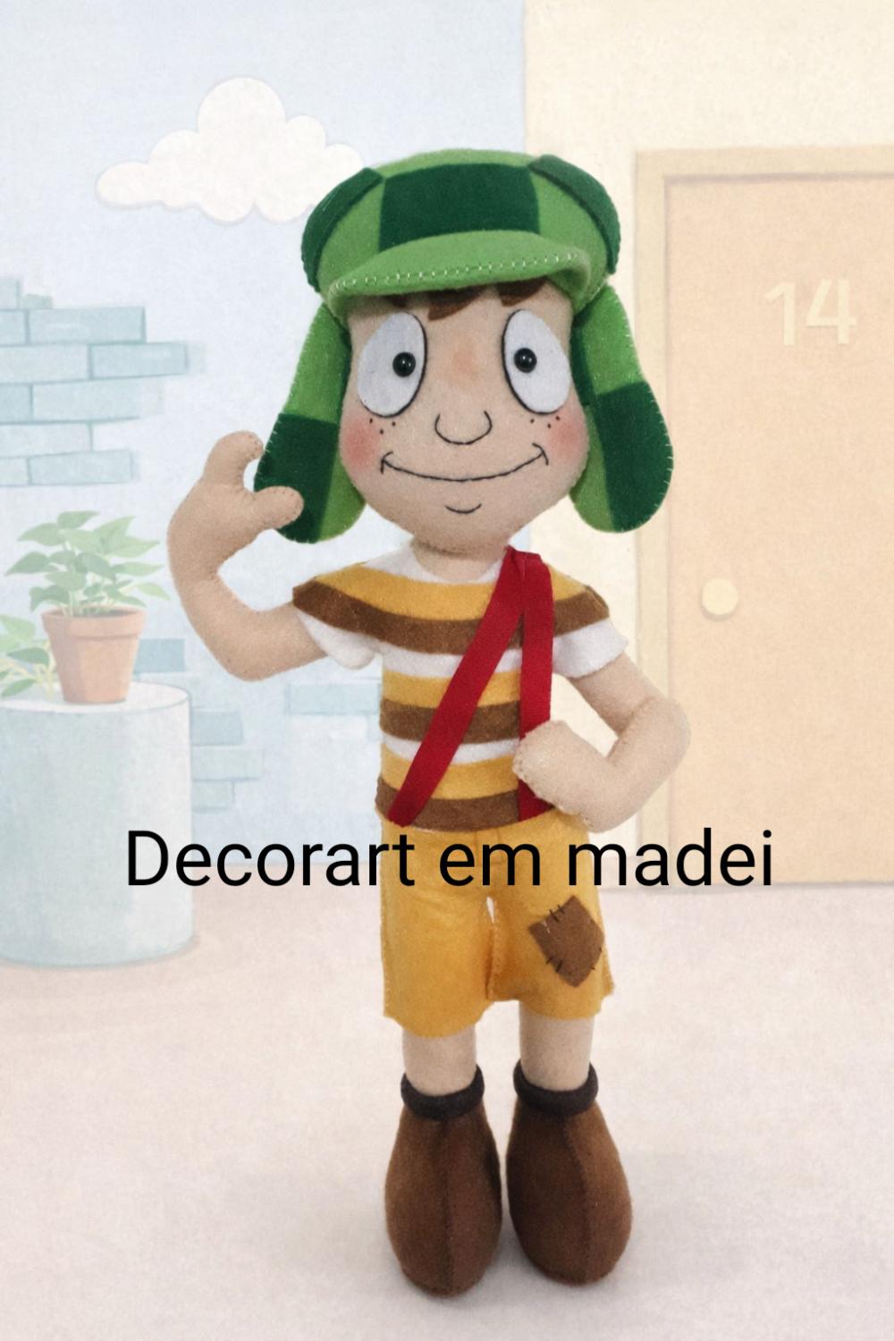 Chaves Boneco Feltro Decoração