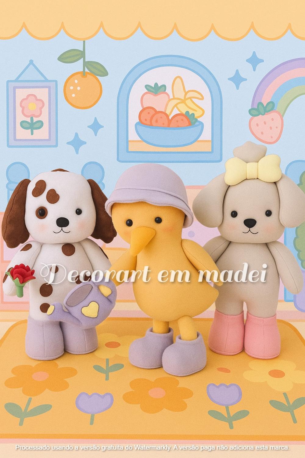 Bobbie Goods Bonecos Decorativos em Feltro