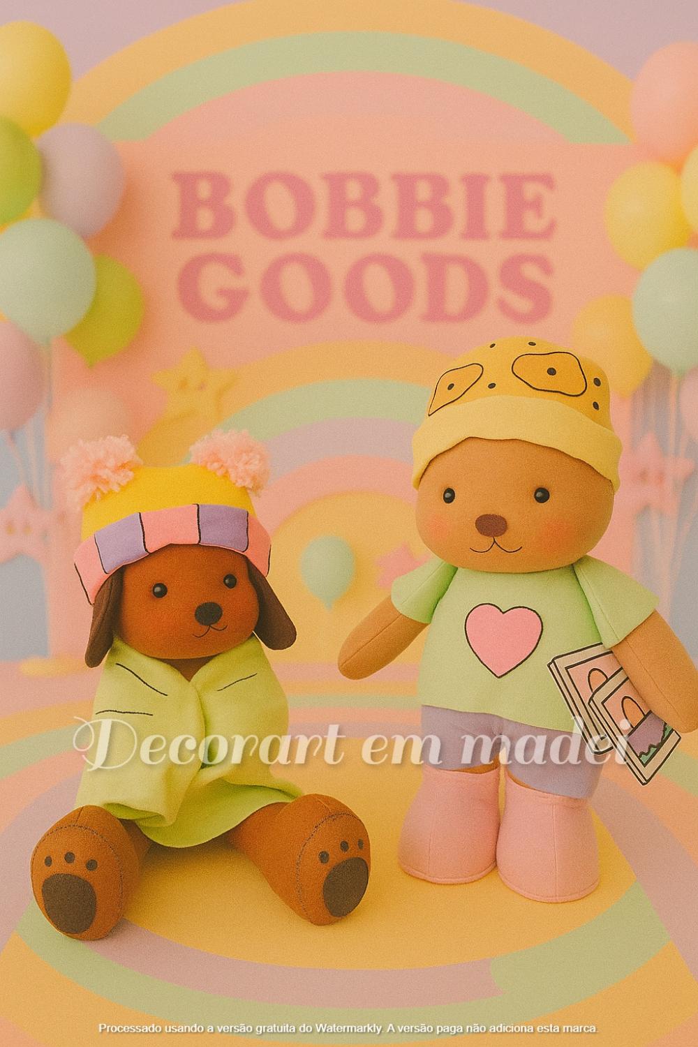 Bobbie Goods Bonecos Decorativos em Feltro