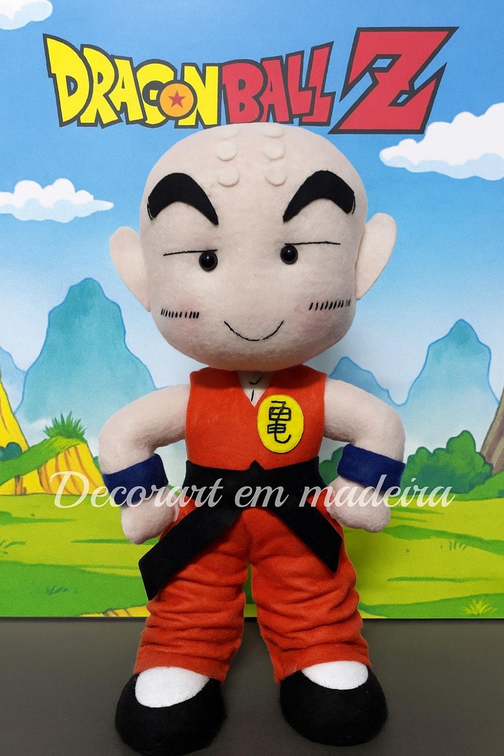 Kuririn Boneco Decorativo Feltro (dragon Ball Z)