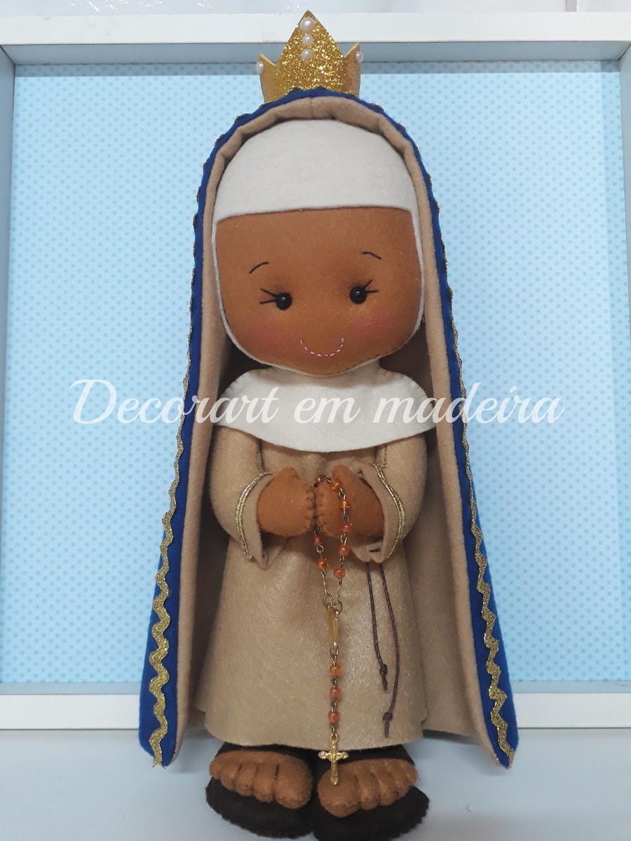Nossa Senhora de Aparecida boneca decoração em feltro