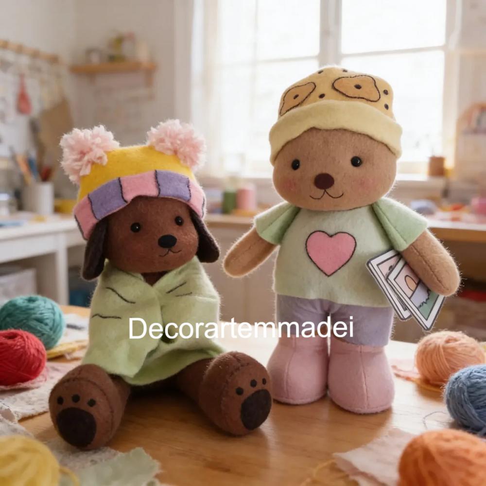 Bobbie Goods Bonecos decorativos feltro