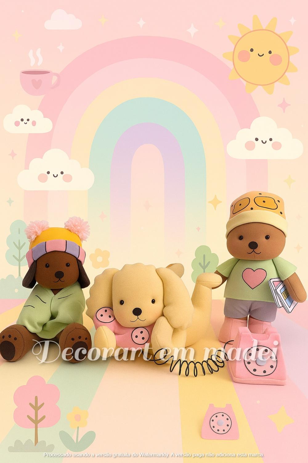 Bobbie Goods Bonecos decoração em feltro